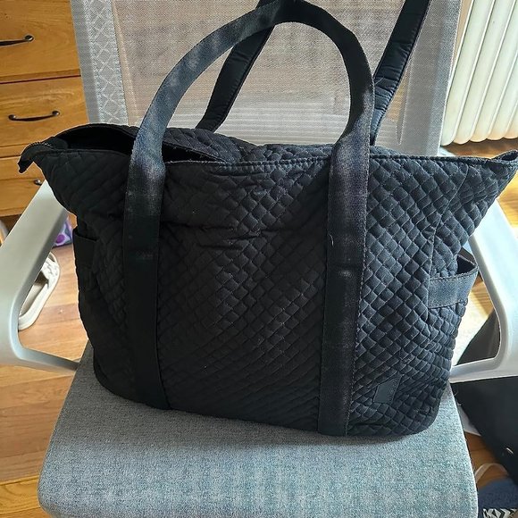 BAGSMART Women Large Tote Bag Shoulder Handbag with Yoga Mat  BAGSMART Large Tote School Shoulder Top Handle Yoga Mat Buckle for Gym Handbag